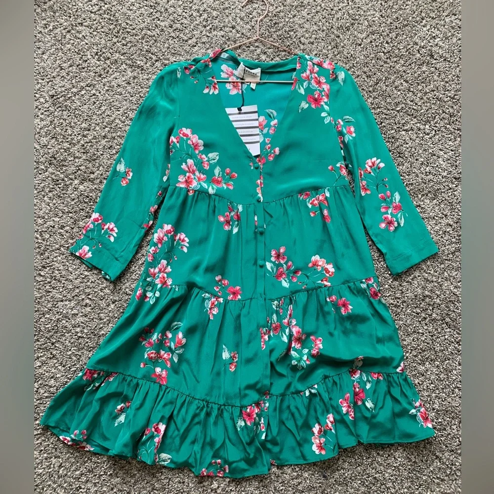 NWT Sezane Aure Dress sz 34 - Picture 2 of 4